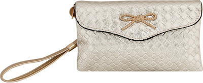

Brazeal studio Women Casual Gold PU Sling Bag
