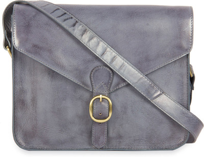 

Calligraphy Women Casual Purple Genuine Leather Sling Bag