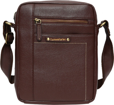

Curewe Kerien Men Formal Tan Leatherette Sling Bag
