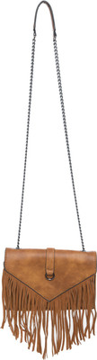 

Elespry Women Brown PU Sling Bag