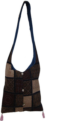 

The Living Craft Women Casual Multicolor Cotton Shoulder Bag