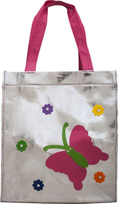 

Lill Pumpkins Girls Casual Silver Leatherette Tote