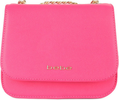 

BeBe Women Evening/Party Pink Genuine Leather Sling Bag