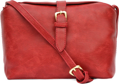 

Joker & Witch Women Formal Red PU Sling Bag