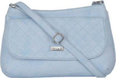 

Esbeda Women Casual Blue Leatherette Sling Bag