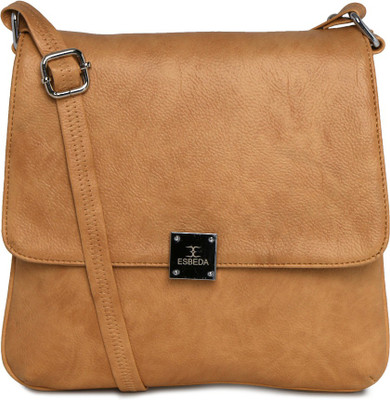 

Esbeda Women Casual Beige PU Sling Bag