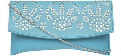 

Hawai Women Evening/Party Blue PU Sling Bag