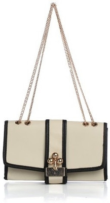 

Cathriem Women Casual White PU Sling Bag
