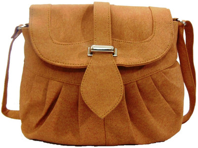 

Estoss Women Casual Brown PU Sling Bag