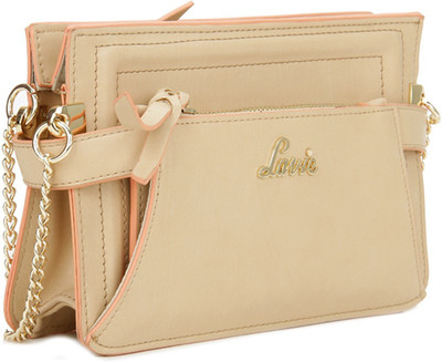 

Lavie Women Evening/Party Beige Sling Bag