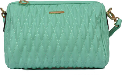 

Diana Korr Women Casual Green PU Sling Bag