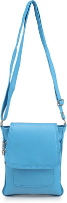 

Cottage Accessories Women Blue Denim Sling Bag
