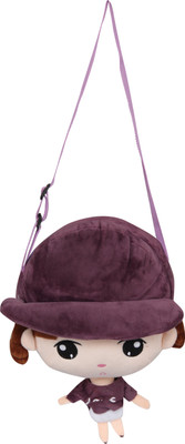 

FabSeasons Girls Casual Brown Cotton Sling Bag
