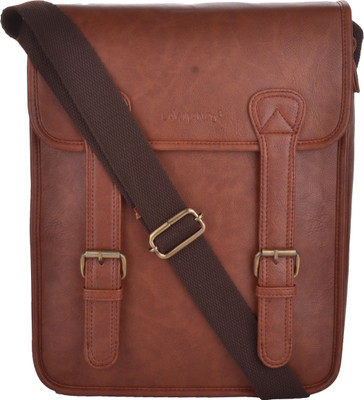 

LAWMAN PG3 Men Casual Brown PU Sling Bag