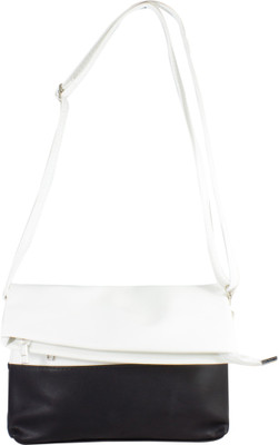 

Heels & Handles Women Casual White Leatherette, PU Sling Bag