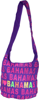 

Hydes Girls Casual Purple Canvas Hobo