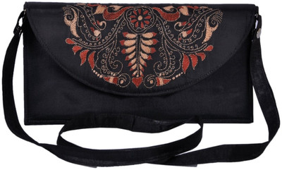 

Hawai Women Casual Black Cotton Sling Bag
