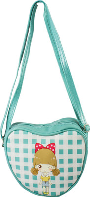

Heels & Handles Women Casual Green Leatherette, PU Sling Bag