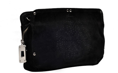 

Hawai Women Casual Black Genuine Leather Sling Bag