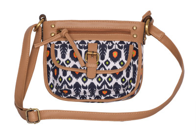 

Kanvas Katha Women Casual Multicolor Canvas Sling Bag