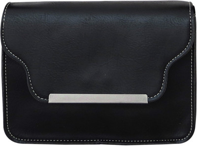 

Heels & Handles Women Casual Black Leatherette Sling Bag