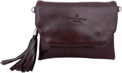 

Super Drool Women Casual Brown PU Sling Bag