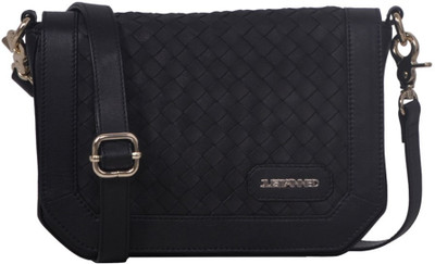 

Justanned Women Casual Black Genuine Leather Sling Bag