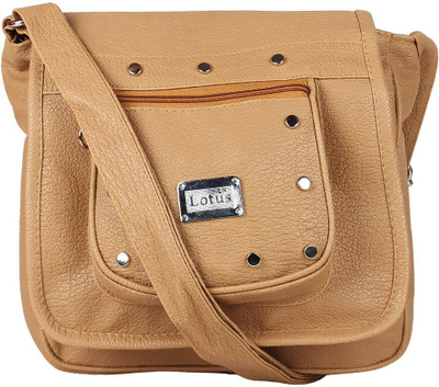 

Savitri Arts Women Casual Beige PU Sling Bag