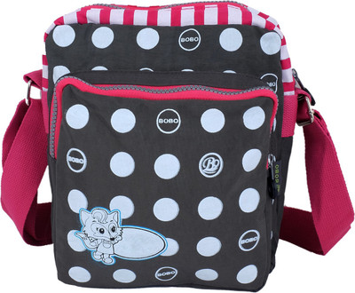 

Super Drool Boys & Girls Casual Grey PU Sling Bag