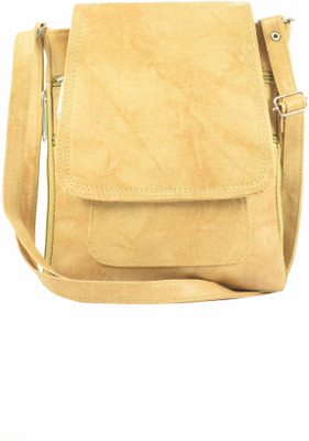 

Raju purse collection Girls Casual Beige PU Sling Bag