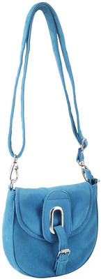 

Metro Girls Casual Blue PU Sling Bag