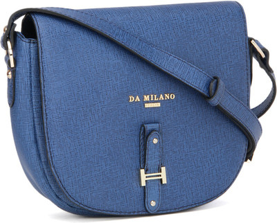

Da Milano Women Casual Blue Sling Bag