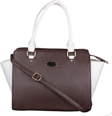 

Speedex Fashions Women Casual Brown, White PU Sling Bag