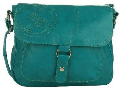 

Lino Perros Women Casual Blue PU Sling Bag