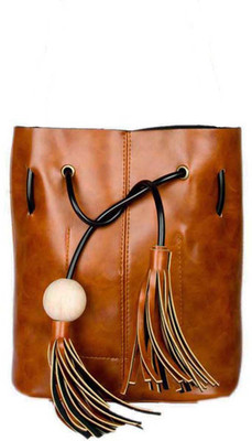 

Joker & Witch Women Casual Brown PU Sling Bag