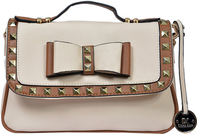 

Diana Korr Women Casual Brown PU Sling Bag