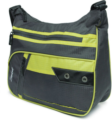 

Zwart Men Casual Grey, Yellow Polyester Sling Bag