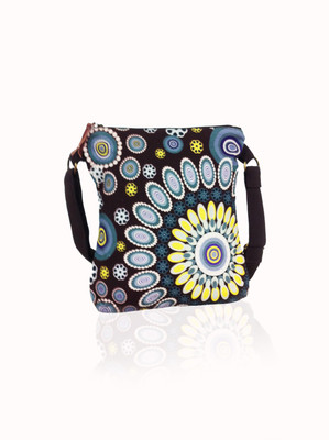 

Carry on Bags Girls Casual Multicolor Canvas Sling Bag