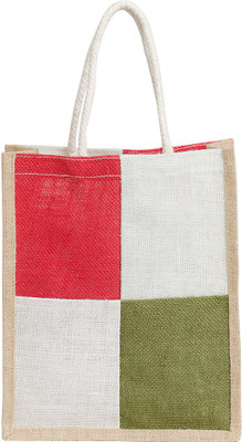 

Allure Design Women Casual Khaki Jute Hand-held Bag