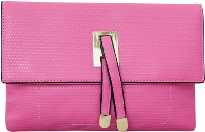 

Heels & Handles Women Casual Pink Leatherette Sling Bag