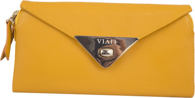 

Viari Women Casual Yellow Genuine Leather Sling Bag