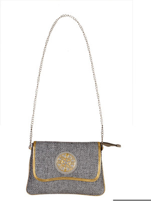 

Ratash.com Women Casual Grey Jute Shoulder Bag