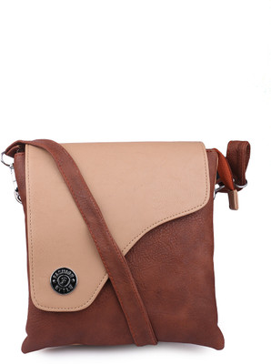 

SKMARTS Girls Casual Multicolor Genuine Leather Sling Bag