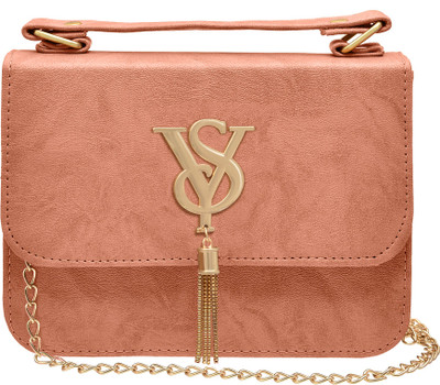 

tap fashion Women Evening/Party Pink PU Sling Bag