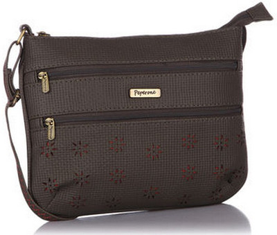 

Peperone Women Casual Grey PU Sling Bag