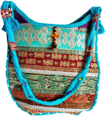 68 OFF on Little India Women Casual Blue Cotton Sling Bag on Flipkart PaisaWapas