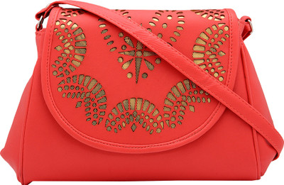 

Pink Rose Women Casual Multicolor PU Sling Bag