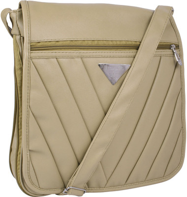 

Craft Art India Girls Casual Khaki Polyester Sling Bag