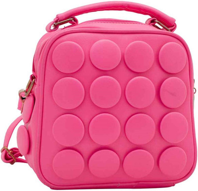 

Hawai Women Casual Pink PU Sling Bag