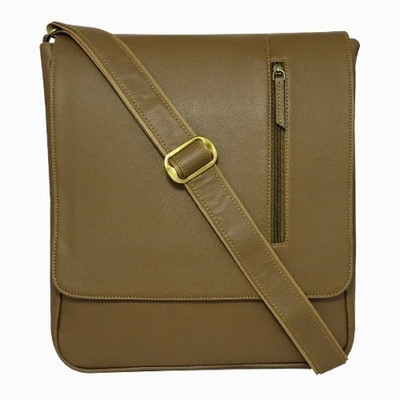 

Chimera Leather Men & Women Casual Beige Leatherette Sling Bag